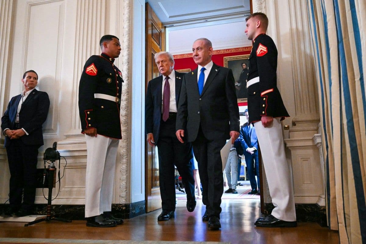 Trump Announces Gaza Peace Plan, With Netanyahu Backing