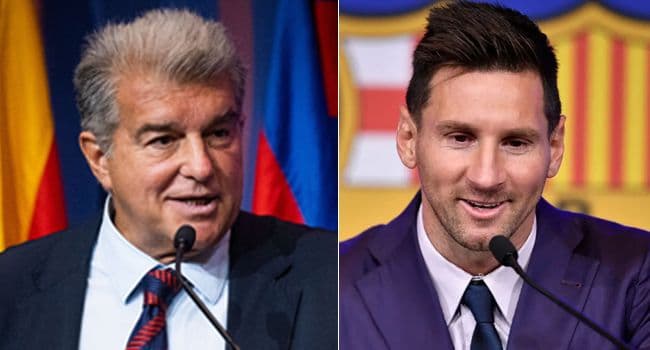 Messi’s Return ‘Unrealistic’, Says Barca President Laporta