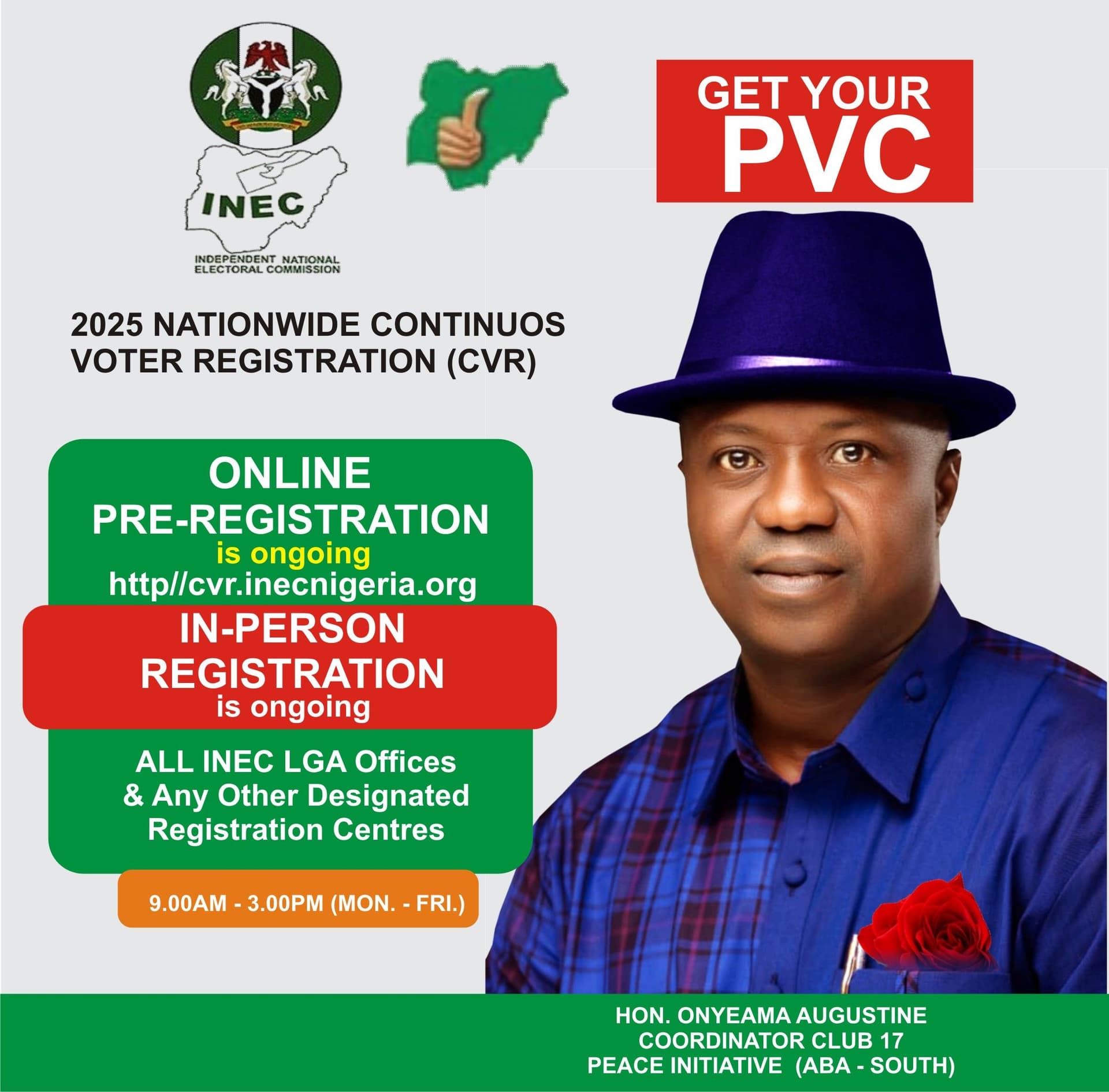 GET YOUR PVC