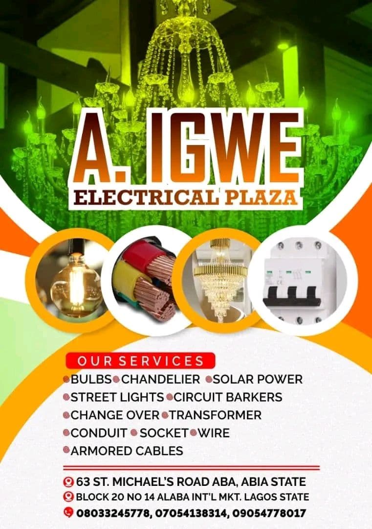 A.Igwe Electrical Plaza